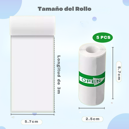 5 pack Rollo Adhesivo